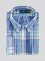 Chemise en Lin à Carreaux Grande Taille